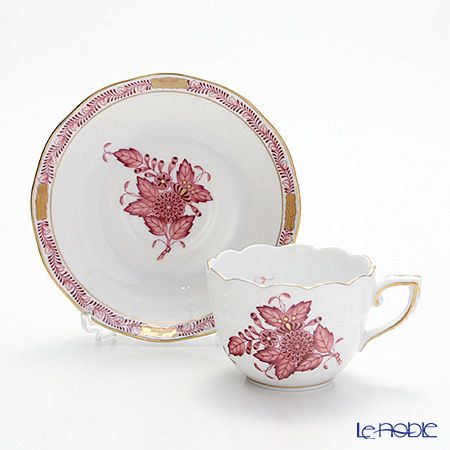 ヘレンド アポニーモーヴ AP2 00711-0-00 モカカップ＆ソーサー 100ml