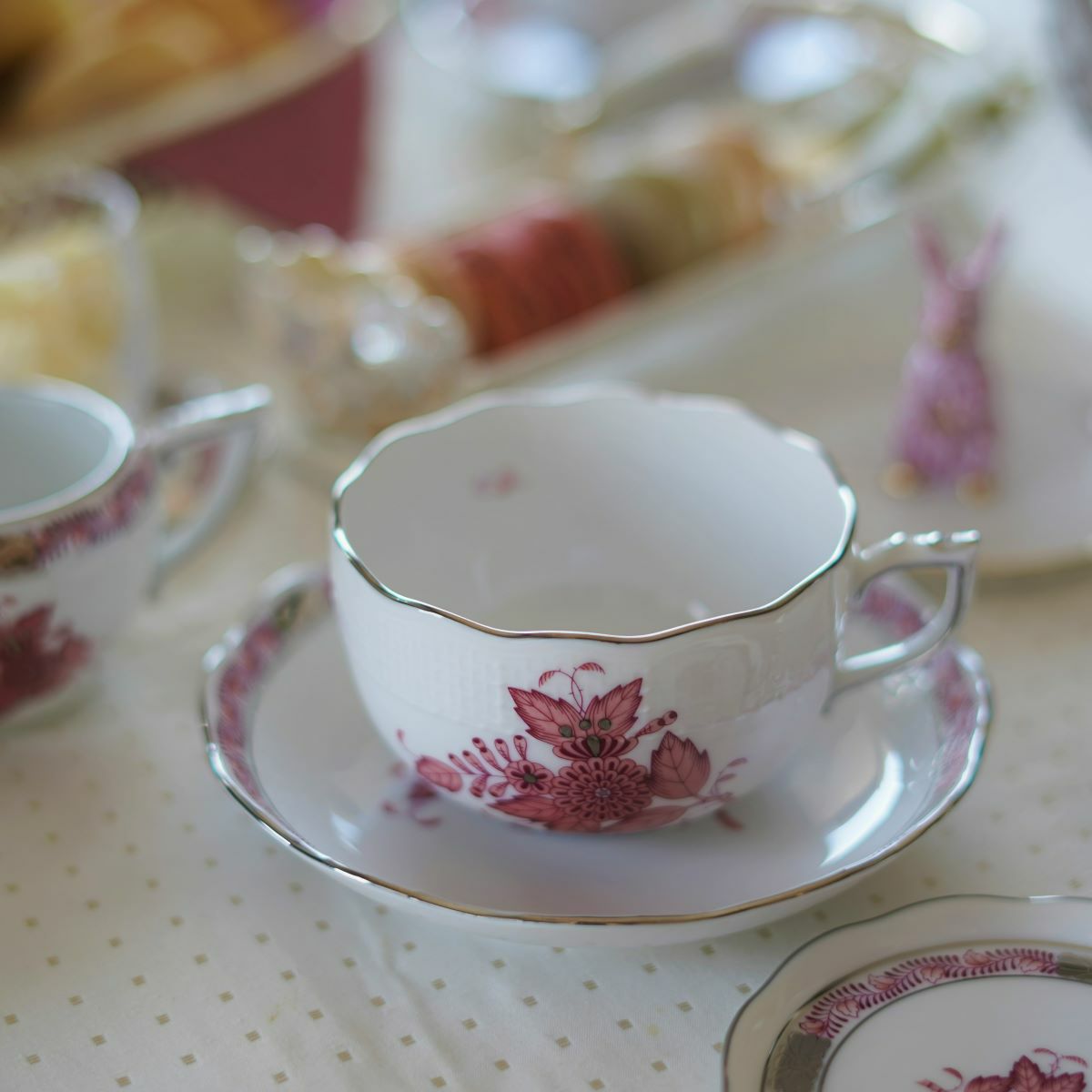 ヘレンド アポニーモーヴ 00724-0-00 ティーカップ＆ソーサー 200ml