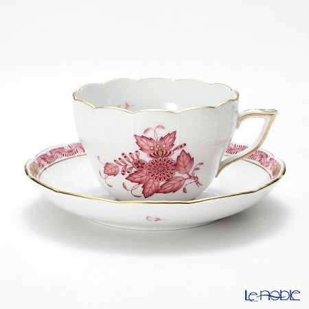 ヘレンド アポニーモーヴ 00730-0-00 ティーカップ＆ソーサー（兼用） 200ml