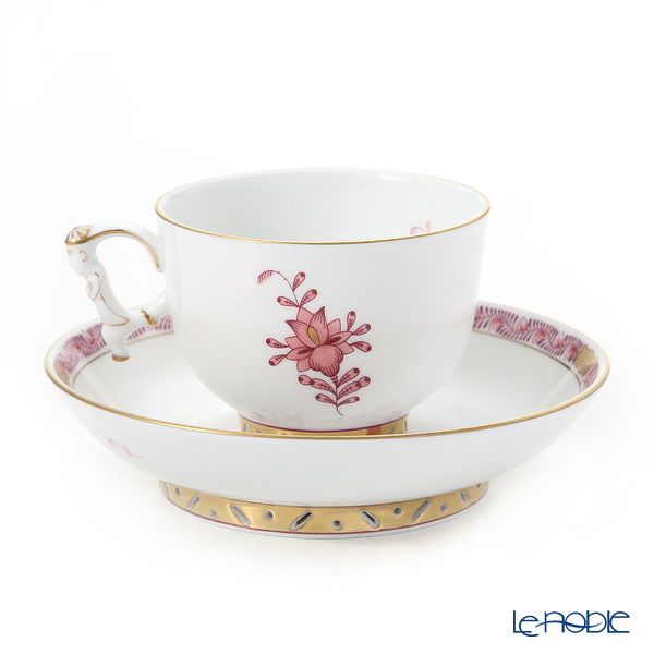 ヘレンド シノワズリ（中国趣味）アポニーモーヴ 03364-0-21 マンダリン ラージカップ＆ソーサー