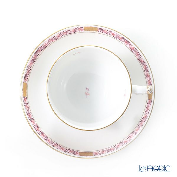 ヘレンド シノワズリ（中国趣味）アポニーモーヴ 03364-0-21 マンダリン ラージカップ＆ソーサー