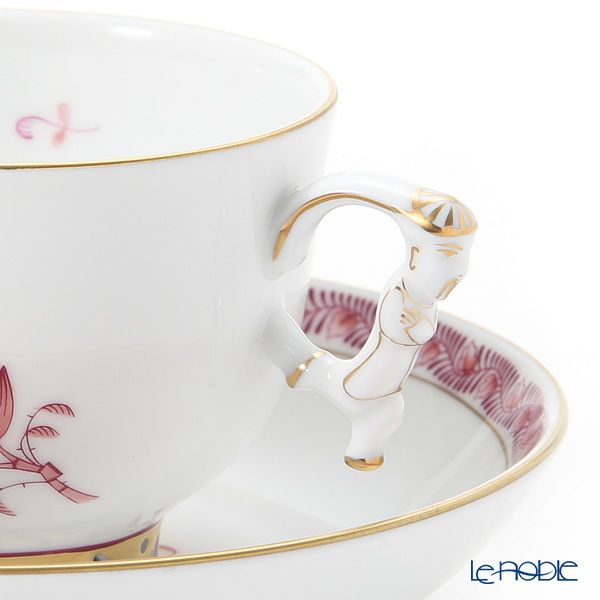 ヘレンド シノワズリ（中国趣味）アポニーモーヴ 03364-0-21 マンダリン ラージカップ＆ソーサー