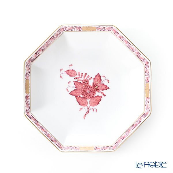 ヘレンド アポニーモーヴ 04304-1-00 小皿（オクタゴナル） 13.5cm