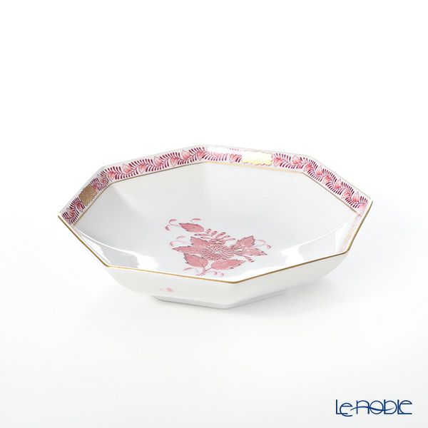 ヘレンド アポニーモーヴ 04304-1-00 小皿（オクタゴナル） 13.5cm