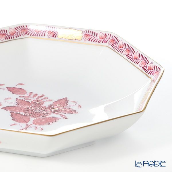 ヘレンド アポニーモーヴ 04304-1-00 小皿（オクタゴナル） 13.5cm