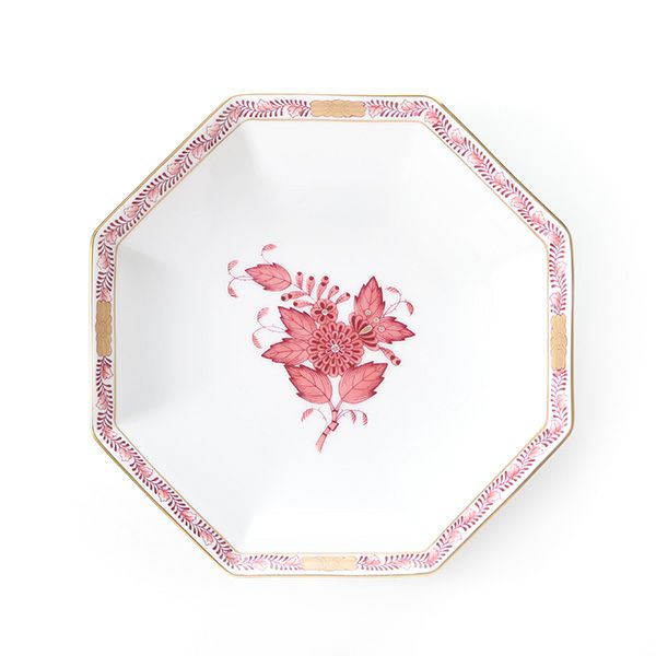 ヘレンド アポニーモーヴ 04304-1-00 小皿（オクタゴナル） 13.5cm