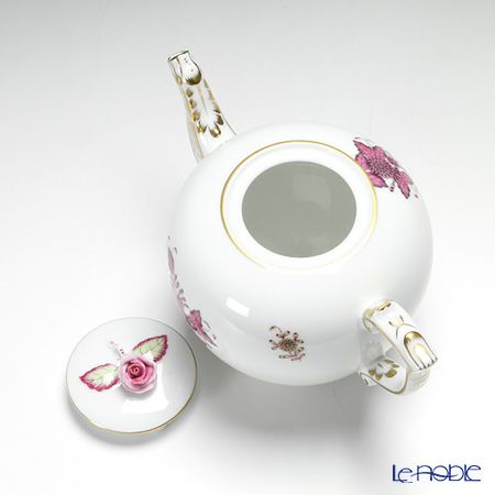 ヘレンド クロチルド ピンク 20606-0-09 ティーポット（ローズ） 800ml