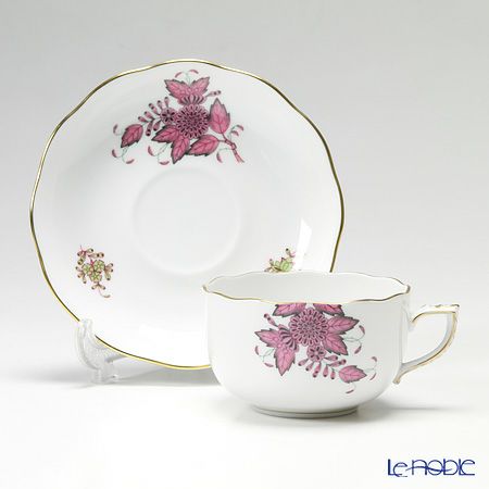 ヘレンド クロチルド ピンク 20724-0-00 ティーカップ＆ソーサー 200ml