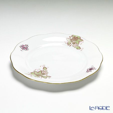 ヘレンド クロチルド グリーン 20517-0-00 プレート 19cm