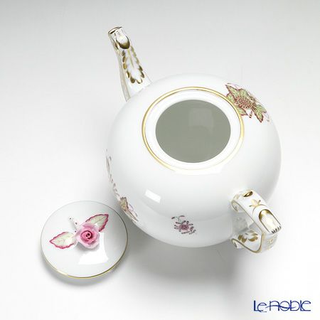 ヘレンド クロチルド グリーン 20606-0-09 ティーポット（ローズ） 800ml