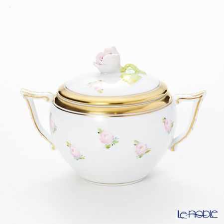 ヘレンド 朝露の小薔薇 PTRA 20472-0-09 シュガーポット（ローズ） 200ml