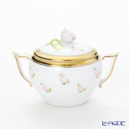 ヘレンド 朝露の小薔薇 PTRA 20472-0-09 シュガーポット（ローズ） 200ml