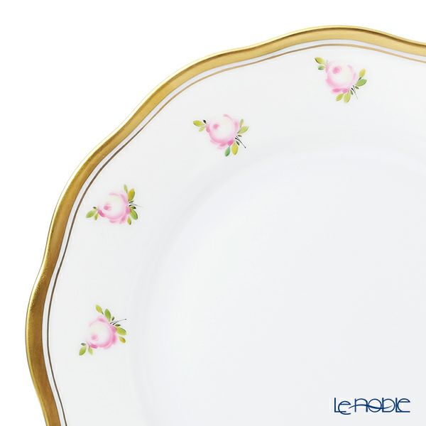 ヘレンド 朝露の小薔薇 PTRA 20517-0-00 プレート 19cm