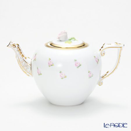 ヘレンド 朝露の小薔薇 PTRA 20606-0-09 ティーポット（ローズ） 800ml