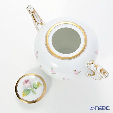 ヘレンド 朝露の小薔薇 PTRA 20606-0-09 ティーポット（ローズ） 800ml