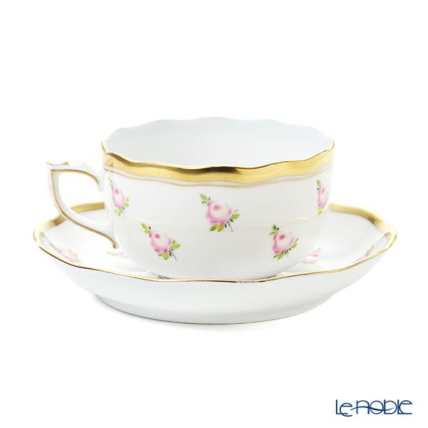 ヘレンド 朝露の小薔薇 PTRA 20724-0-00 ティーカップ＆ソーサー 200ml