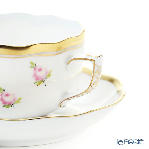 ヘレンド 朝露の小薔薇 PTRA 20724-0-00 ティーカップ＆ソーサー 200ml