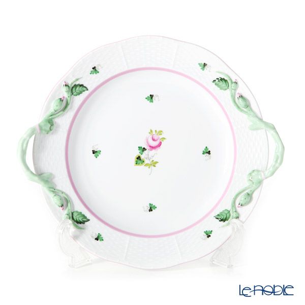 ヘレンド ウィーンのバラピンク VRH-X4 00175-0-00 丸ケーキプレート 27.5cm