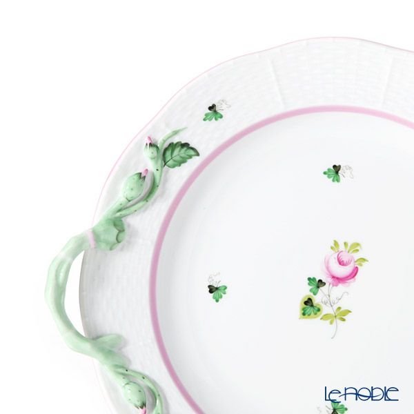 ヘレンド ウィーンのバラピンク VRH-X4 00175-0-00 丸ケーキプレート 27.5cm