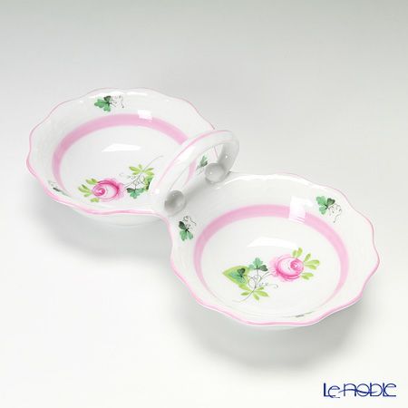 ヘレンド ウィーンのバラ ピンク 00253-0-00 ジャム・マーマレード 14cm