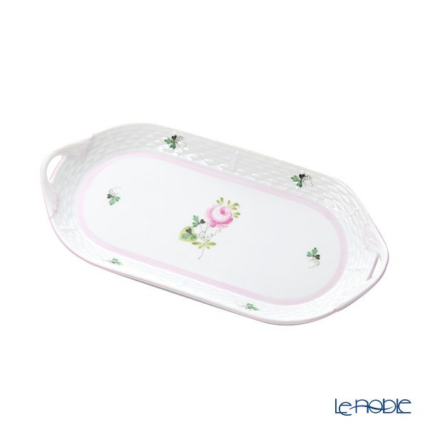 ヘレンド ウィーンのバラピンク VRH-X4 00437-0-00 サービストレイ 23cm