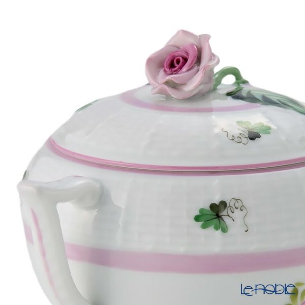 ヘレンド ウィーンのバラ ピンク 00472-0-09 シュガーポット ローズ 200ml