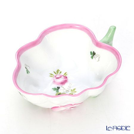 ヘレンド ウィーンのバラ ピンク 00492-0-00 オープンシュガー 10.5cm