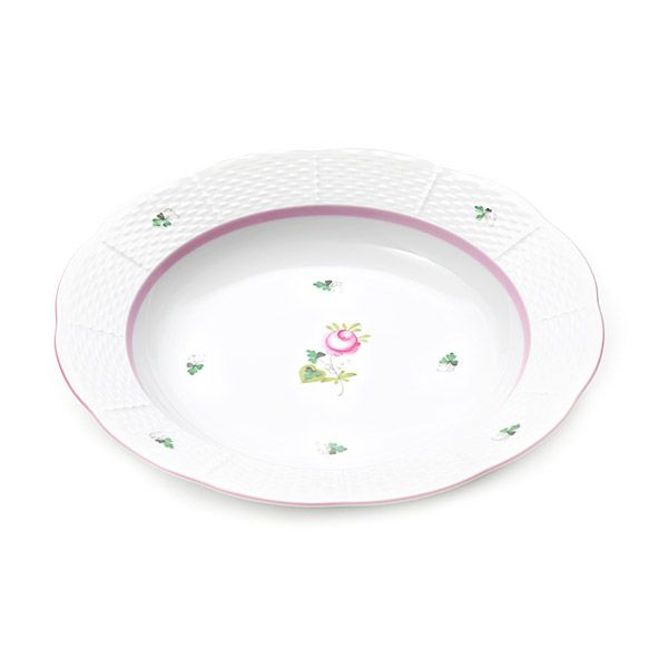 ヘレンド ウィーンのバラ ピンク 00503-0-00 スーププレート 25cm