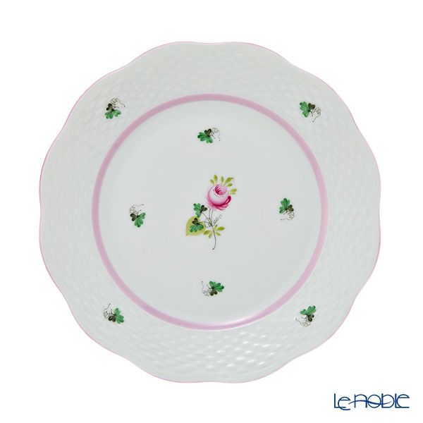 ヘレンド ウィーンのバラ ピンク 00517 プレート 19cm