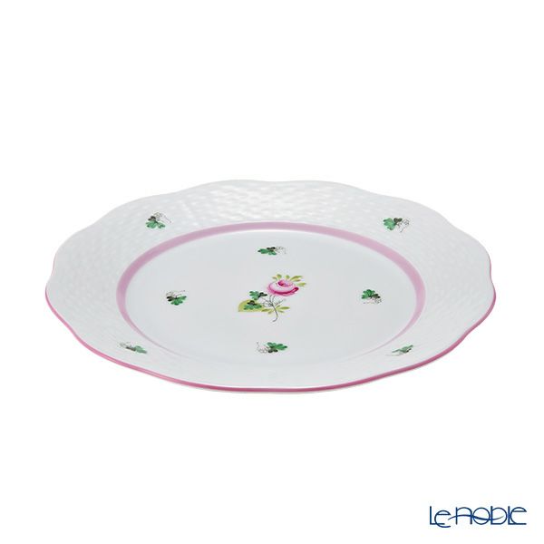 ヘレンド ウィーンのバラ ピンク 00517 プレート 19cm