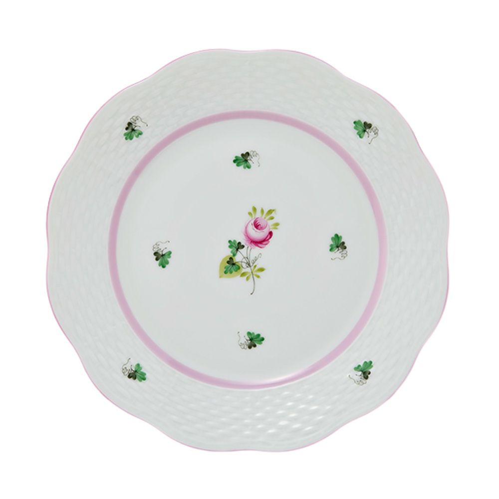 ヘレンド ウィーンのバラ ピンク 00517 プレート 19cm