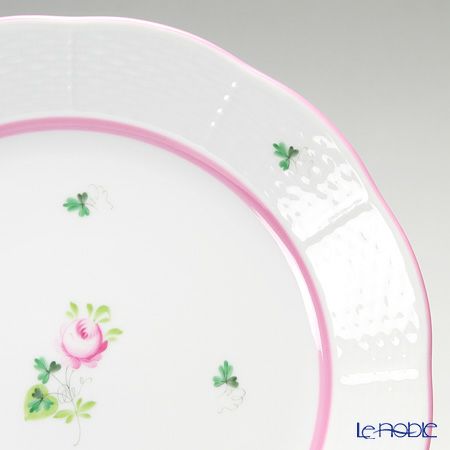 ヘレンド ウィーンのバラ ピンク プレート 25cm 00524-0-00
