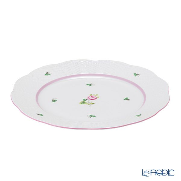 ヘレンド ウィーンのバラピンク VRH-X4 00527-0-00 プレート 28.5cm