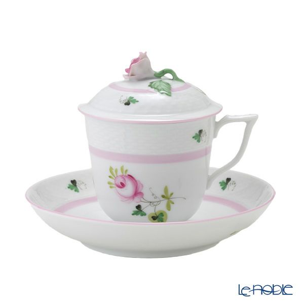 ヘレンド ウィーンのバラピンク VRH-X4 00705-0-09 ハーブティーカップ＆ソーサー ローズ 200ml