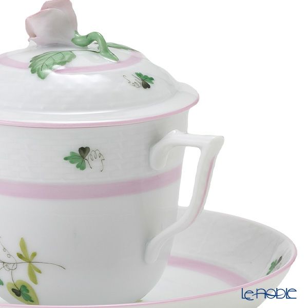 ヘレンド ウィーンのバラピンク VRH-X4 00705-0-09 ハーブティーカップ＆ソーサー ローズ 200ml