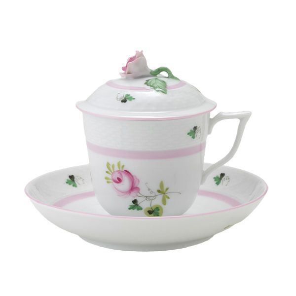ヘレンド ウィーンのバラピンク VRH-X4 00705-0-09 ハーブティーカップ＆ソーサー ローズ 200ml