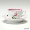 ヘレンド ウィーンのバラ ピンク 00711-0-00 モカカップ＆ソーサー 100ml
