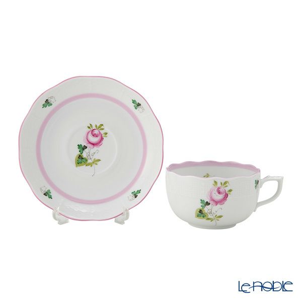 ヘレンド ウィーンのバラ ピンク 00724-0-00 ティーカップ＆ソーサー 200ml