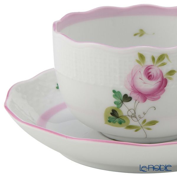 ヘレンド ウィーンのバラ ピンク 00724-0-00 ティーカップ＆ソーサー 200ml