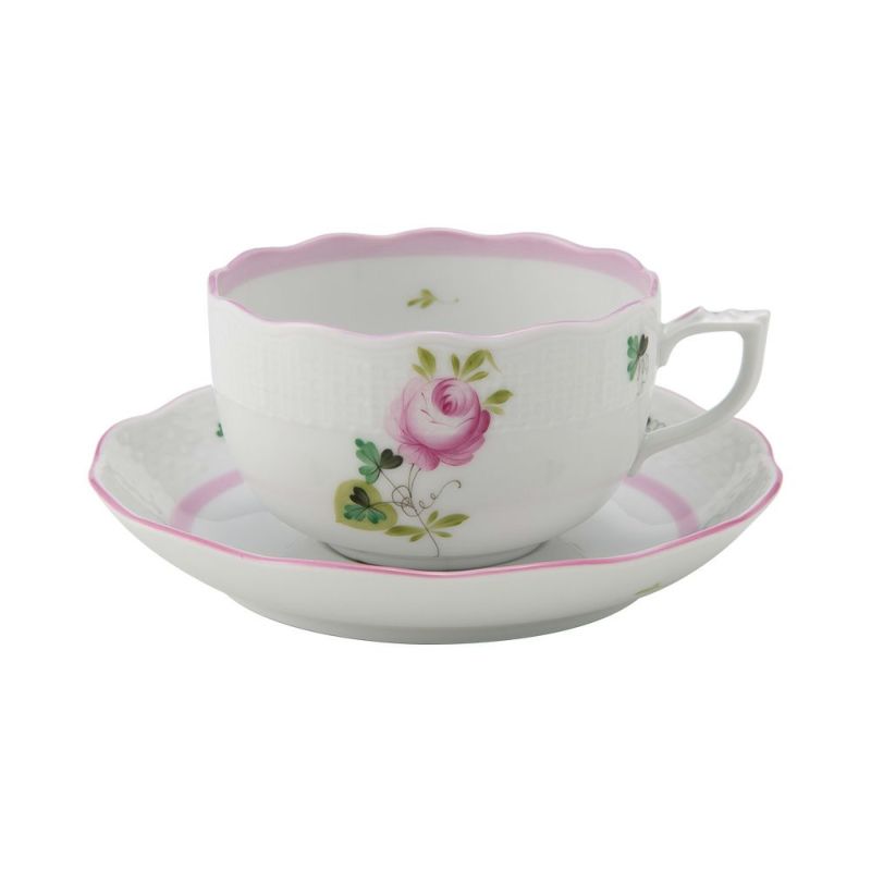 ヘレンド ウィーンのバラ ピンク 00724-0-00 ティーカップ＆ソーサー 200ml