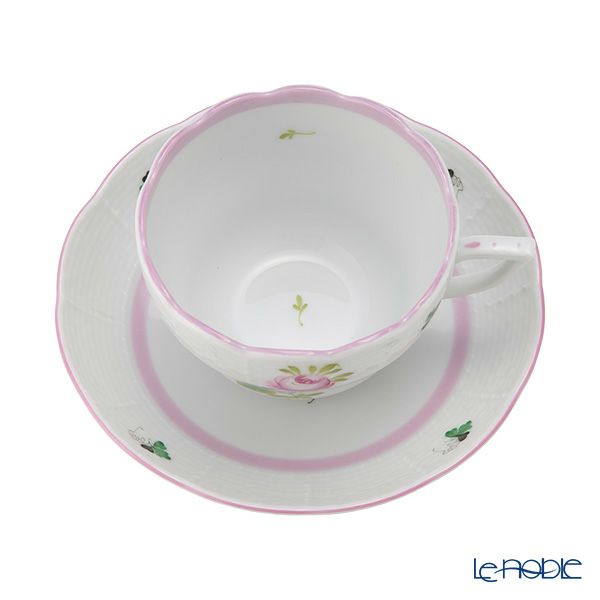 ヘレンド ウィーンのバラ ピンク 00730-0-00 ティーカップ＆ソーサー（兼用） 200ml