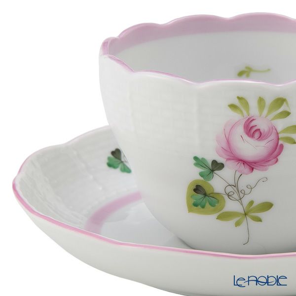 ヘレンド ウィーンのバラ ピンク 00730-0-00 ティーカップ＆ソーサー（兼用） 200ml