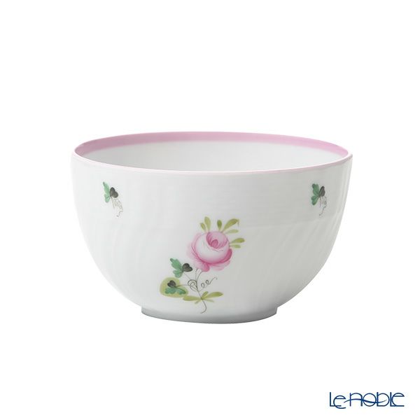 ヘレンド ウィーンのバラピンク VRH-X4 スラップボウル 12cm 01365-0-00