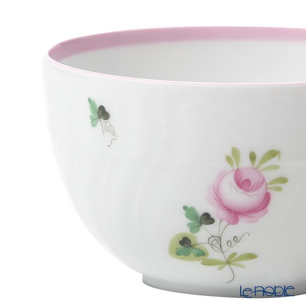 ヘレンド ウィーンのバラピンク VRH-X4 スラップボウル 12cm 01365-0-00