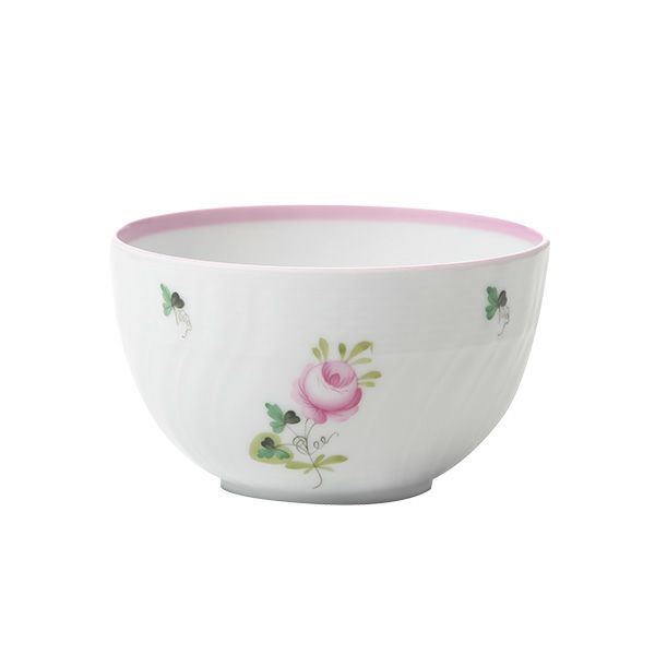 ヘレンド ウィーンのバラピンク VRH-X4 スラップボウル 12cm 01365-0-00