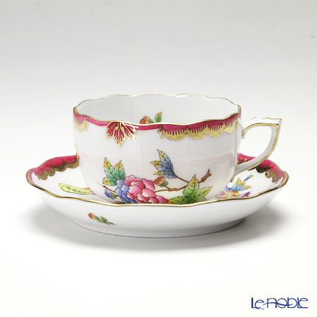 ヘレンド VBO-Y4 00724-0-00 ティーカップ＆ソーサー 200ml ピンク