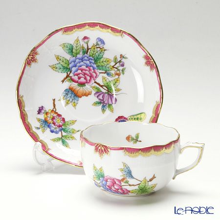 ヘレンド VBO-Y4 00724-0-00 ティーカップ＆ソーサー 200ml ピンク