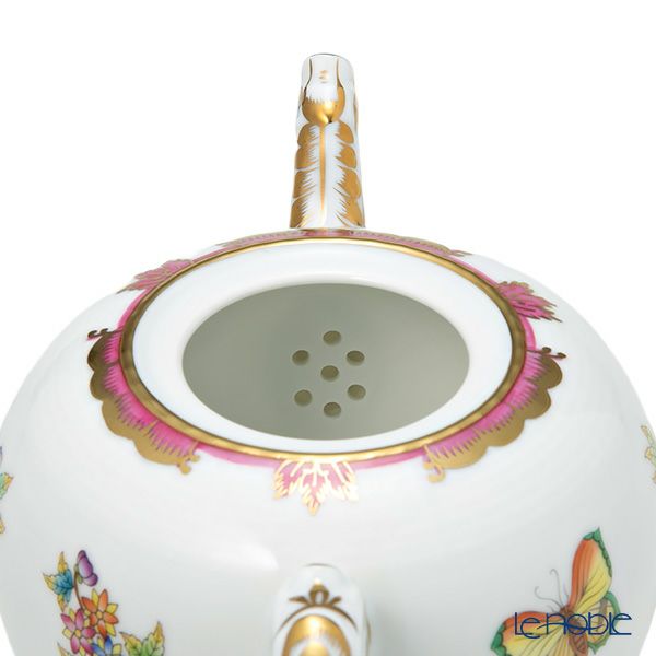 ヘレンド ヴィクトリアブーケ VBO-Y4 ピンク 00606-0-09 ティーポット ローズ 800ml