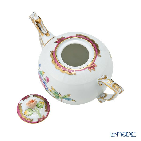 ヘレンド ヴィクトリアブーケ VBO-Y4 ピンク 00608-0-09 ティーポット ローズ 400ml