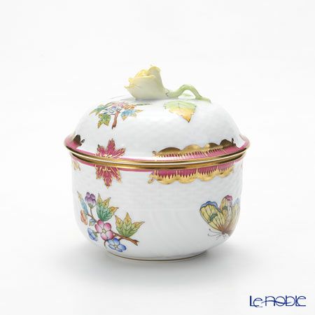 ヘレンド VBO-Y4 ピンク 01463-0-09 シュガーポット（ローズ）